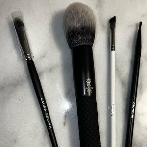 Makeup Brushes NWOT Laura Geller R&L Moda Pro BMX 130 Morphe Colourpop Lot of 4!
